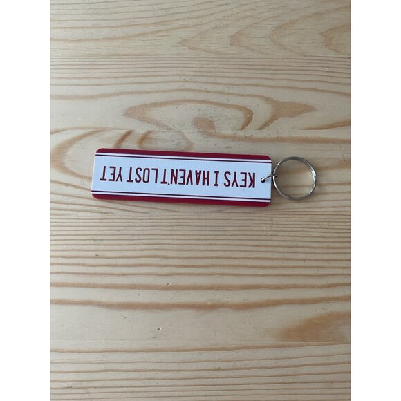 Funny Keychain With "Keys I Havent Lost Yet" Quote - Picture 2 of 3